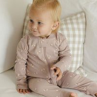 Quincy Mae Butterflies Zip Long Sleeve Sleeper