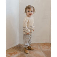 Quincy Mae Fog Stripe Rex Sweater