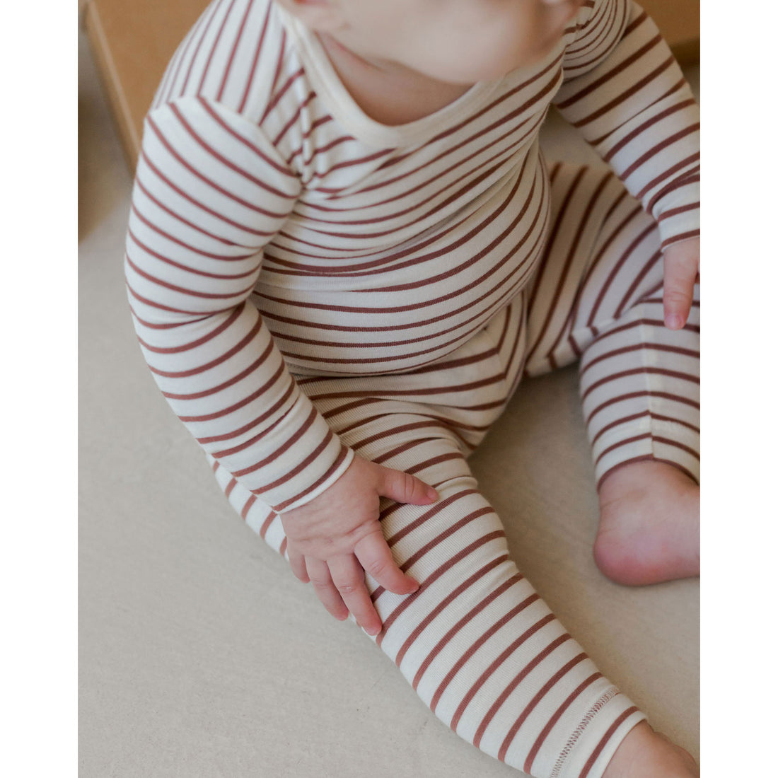 Quincy Mae Candy Stripe Bamboo Pajama Set