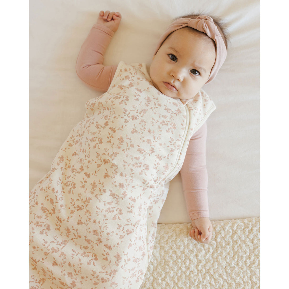 Quincy Mae French Garden Jersey Sleep Bag