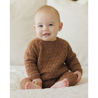 Quincy Mae Heathered Cedar Knit Sweater