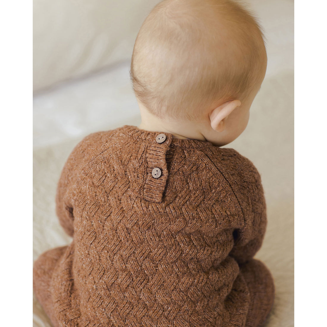 Quincy Mae Heathered Cedar Knit Sweater