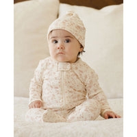 Quincy Mae French Garden Zip Long Sleeve Sleeper Footie