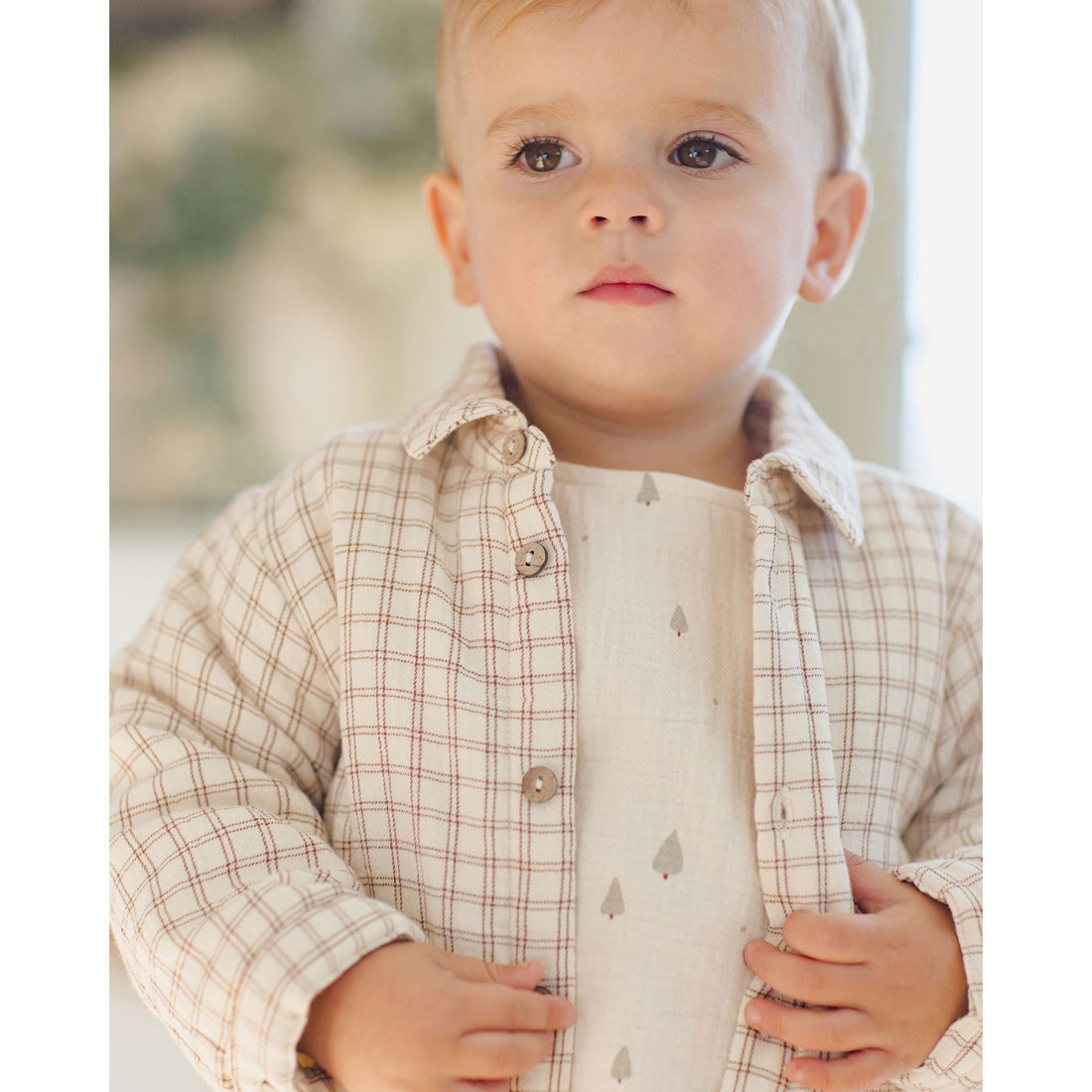 Quincy Mae Cedar Check Ford Jacket