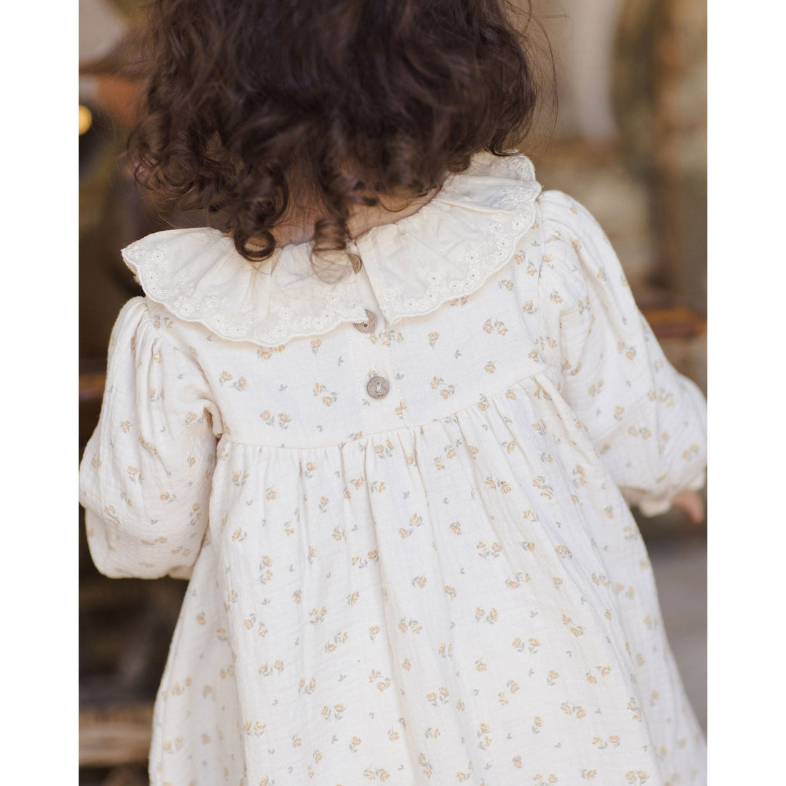 Quincy Mae Golden Floral Callie Dress