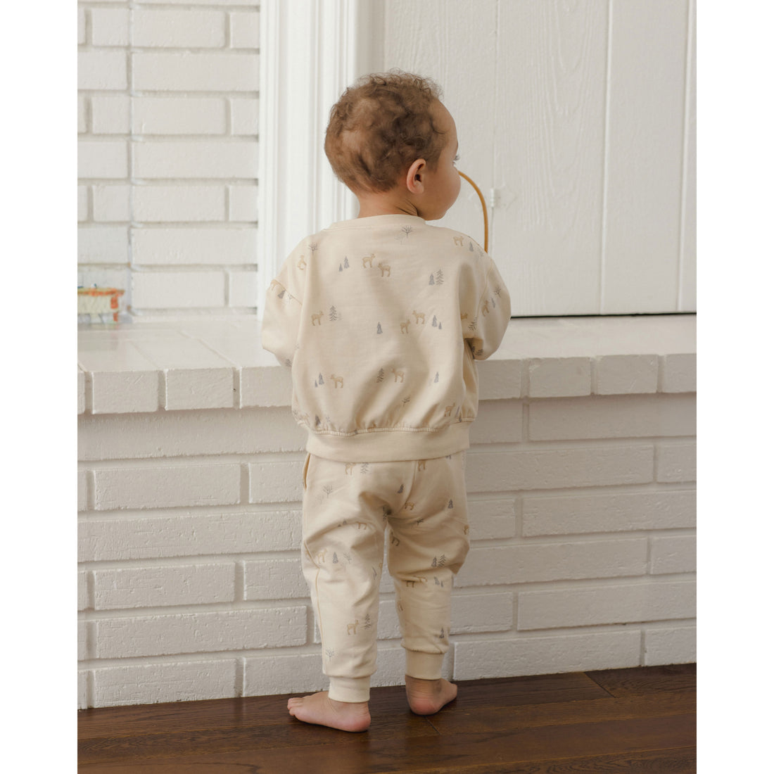 Quincy Mae Deer Relaxed Sweatshirt