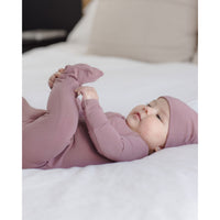 Quincy Mae Mulberry Bamboo Zip Footie