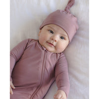 Quincy Mae Mulberry Bamboo Zip Footie