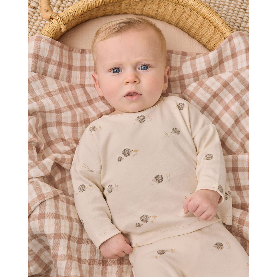 Quincy Mae Hedgehog Long Sleeve Tee
