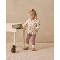 Quincy Mae Fall Floral Quilted Jacket