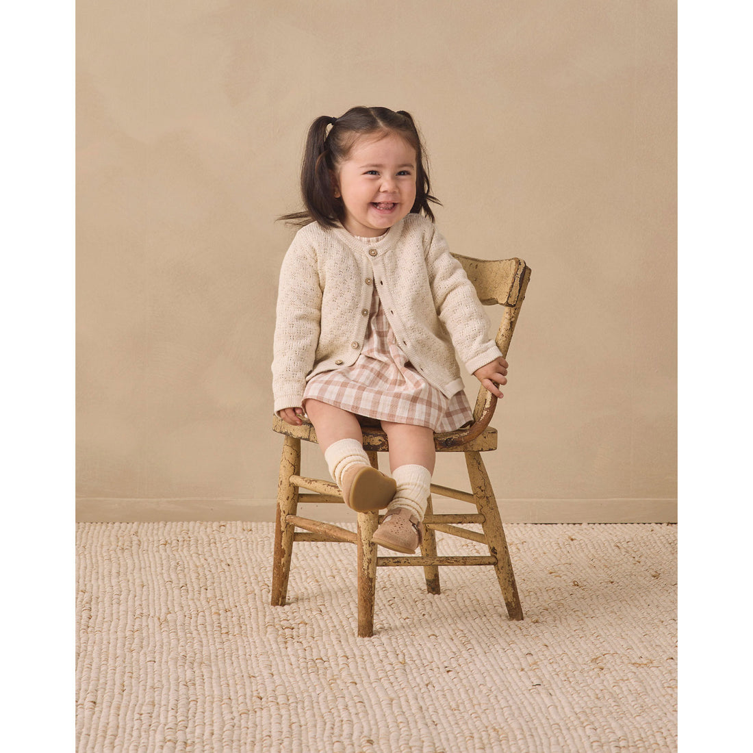 Quincy Mae Natural Knit Cardigan