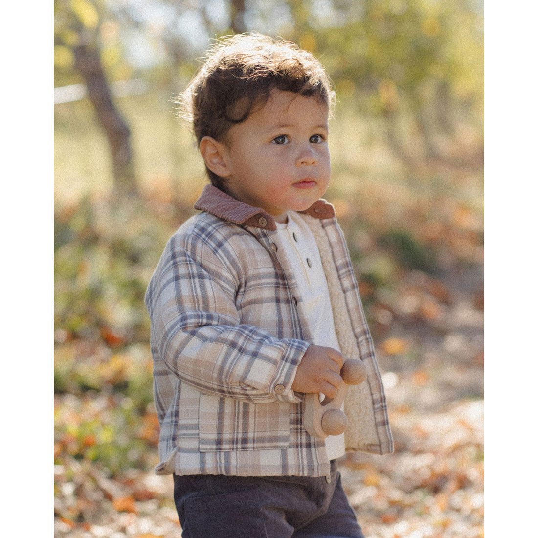 Quincy Mae Fall Plaid Ford Jacket