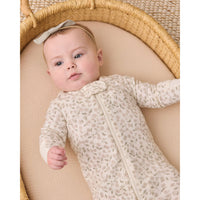 Quincy Mae Floret Zip Sleeper Footie