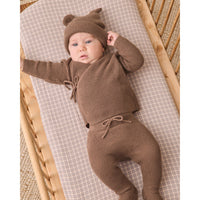 Quincy Mae Cocoa Footed Knit Pant