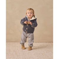Quincy Mae Midnight Corduroy Hooded Jacket