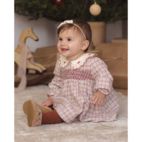 Quincy Mae Christmas Plaid Callie Dress