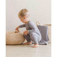 Quincy Mae Blue Clouds Bamboo Pajama Set