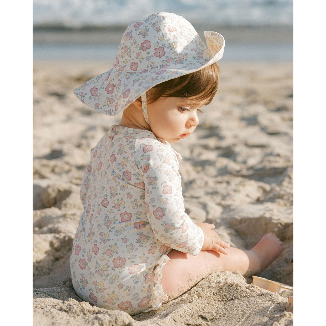 Quincy Mae Ivory Bloom Sun Hat