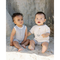 Quincy Mae Ivory Boat Ringer Tee