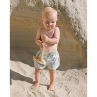 Quincy Mae Multicolor Summer Stripe Swim Shorts