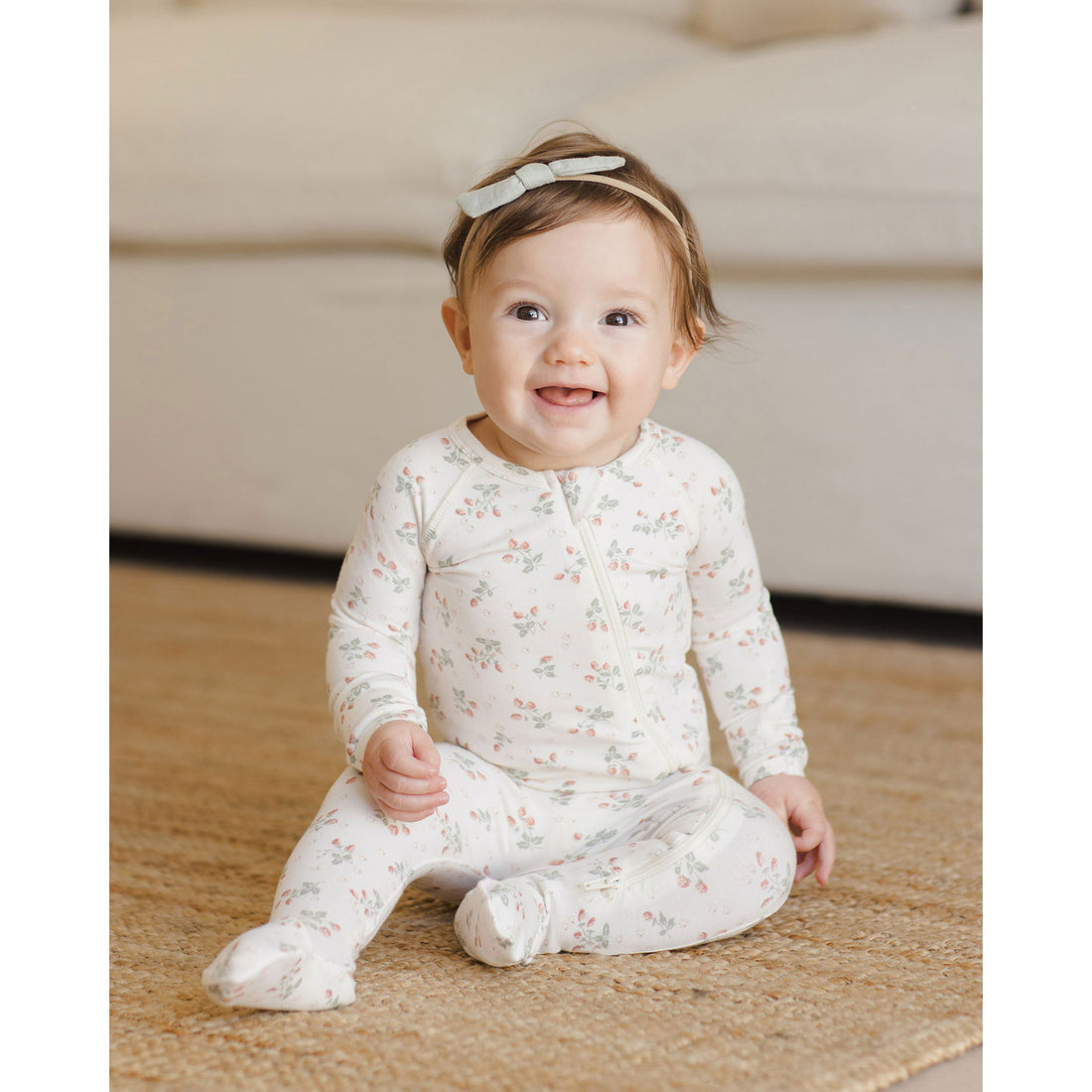 Quincy Mae Sage Little Knot Headband