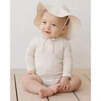 Quincy Mae Oat Check Sun Hat