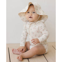 Quincy Mae Strawberries Byron Rashguard One-Piece