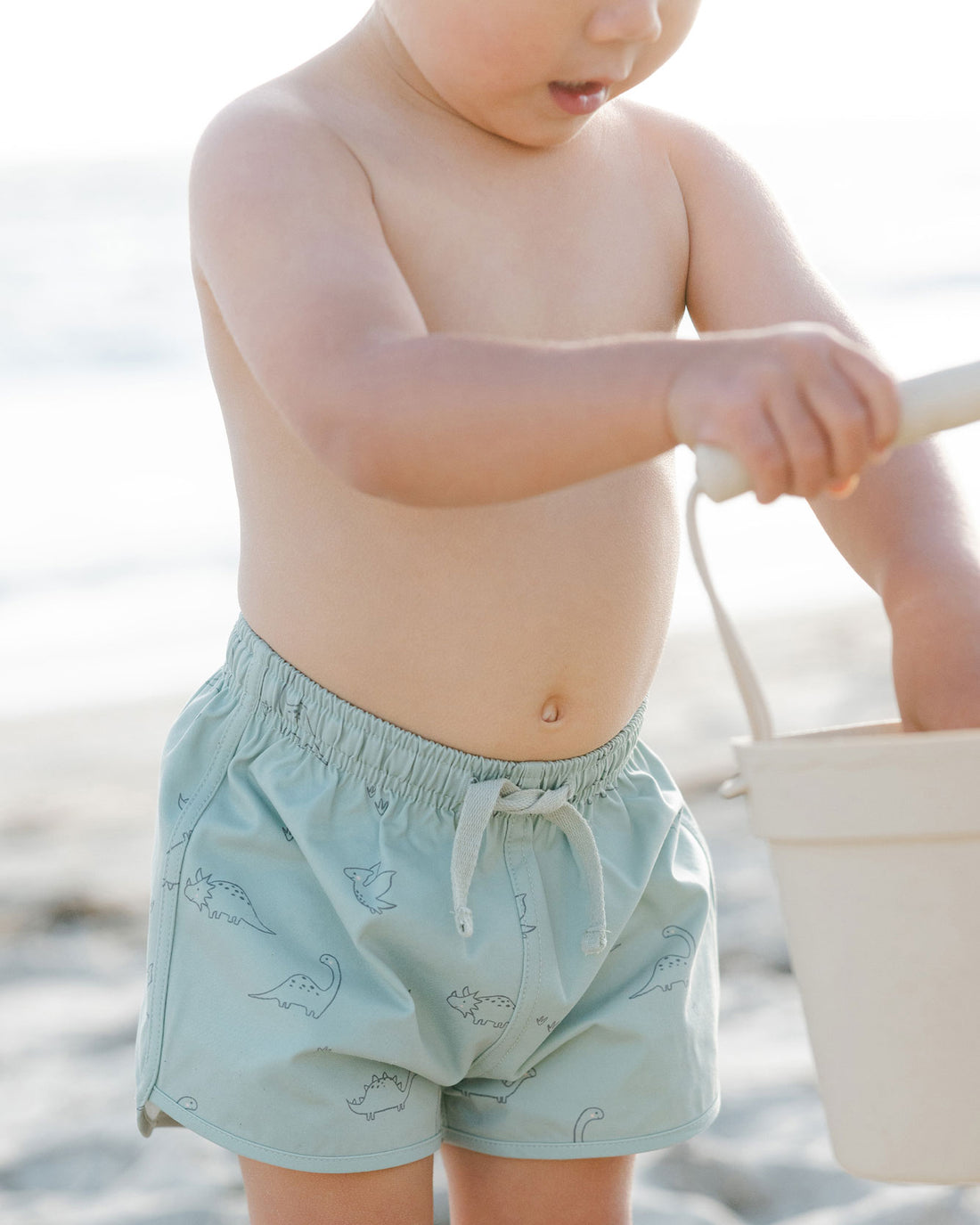 Quincy Mae Dino Boys Swim Short