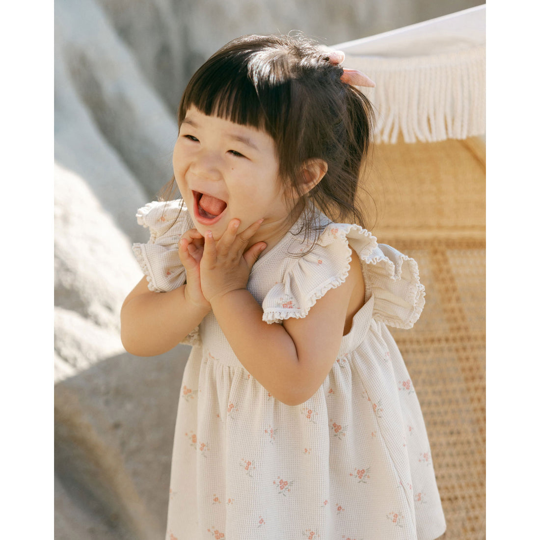 Quincy Mae Vintage Rose Daisy Dress