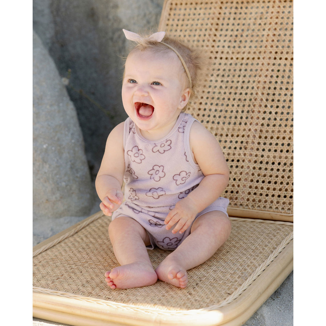 Quincy Mae Daisy Terry Cinch Romper