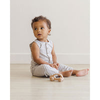 Quincy Mae Blue Stripe Sleeveless Jumpsuit