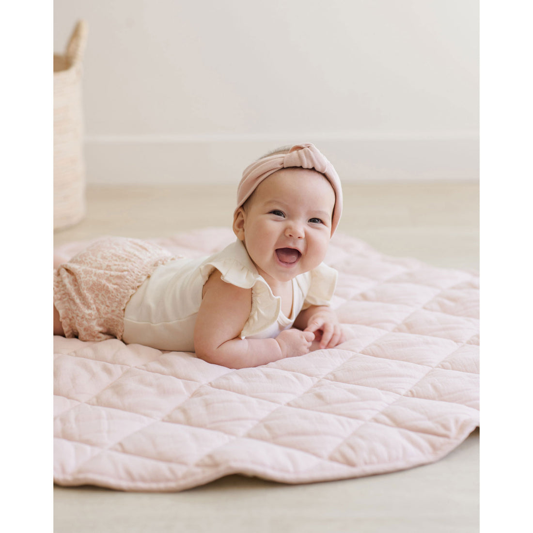 Quincy Mae Ivory Flutter Sleeve Bodysuit