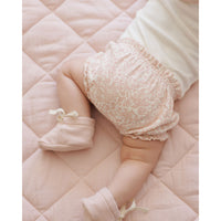 Quincy Mae Pink Blossom Gathered Bloomers