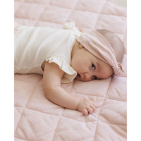 Quincy Mae Ivory Flutter Sleeve Bodysuit