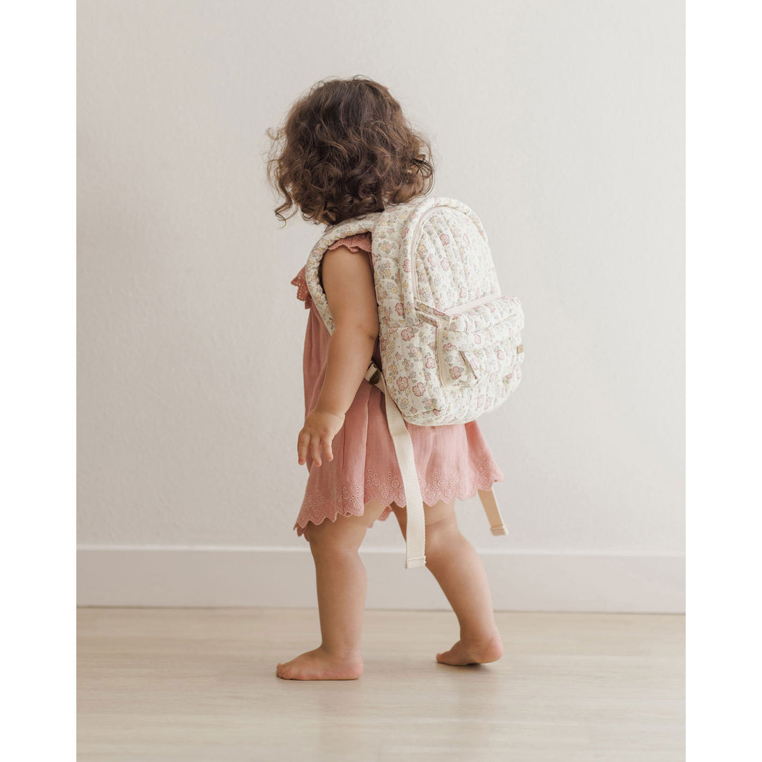 Quincy Mae Ivory Bloom Mini Backpack