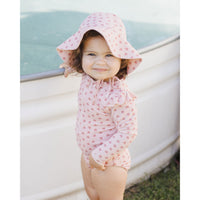 Quincy Mae Bubble Gum Byron Rash guard One Piece