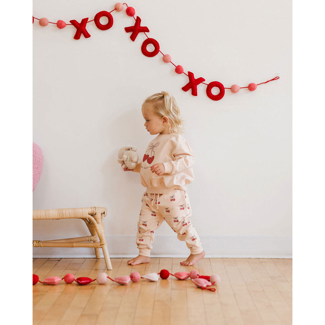Quincy Mae Antique Mon Amour Relaxed Sweatpants