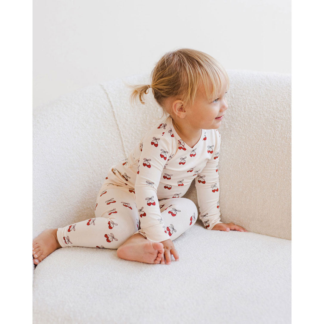 Quincy Mae Antique Mon Amour Bamboo Pajama Set