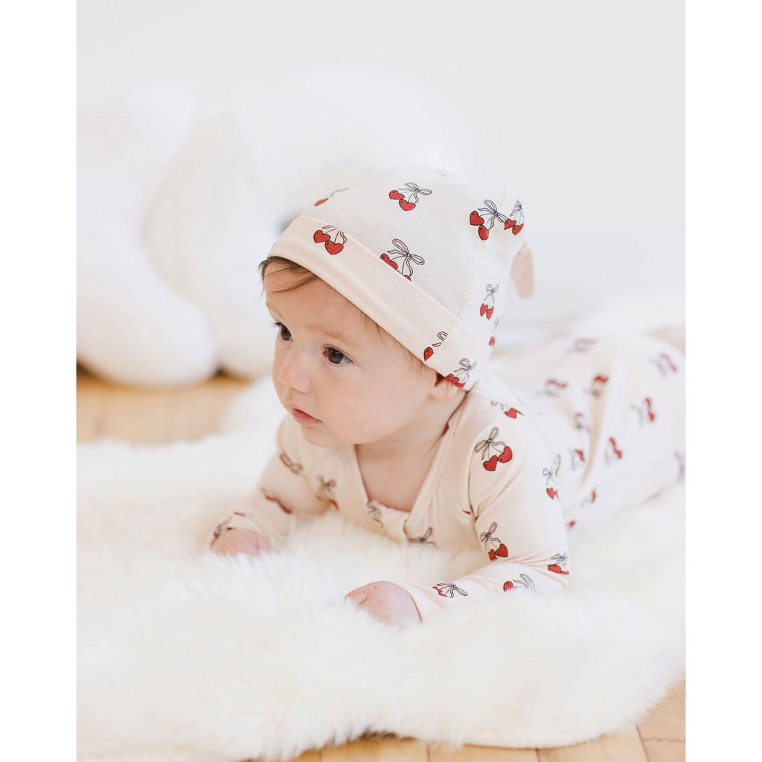 Quincy Mae Antique Mon Amour Bamboo Zip Footie