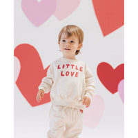 Quincy Mae Natural Cupid Relaxed Sweatpants