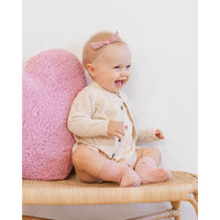 Quincy Mae Ivory Knit Cardigan
