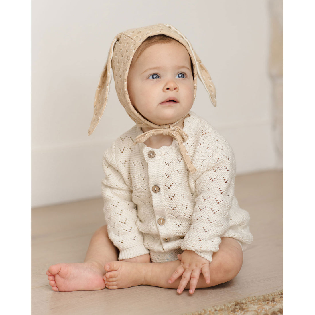 Quincy Mae Natural Knit Cardigan