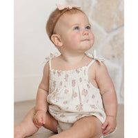 Quincy Mae Garden Rose Betty Romper