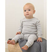 Quincy Mae Airplane Jersey Pajama Set