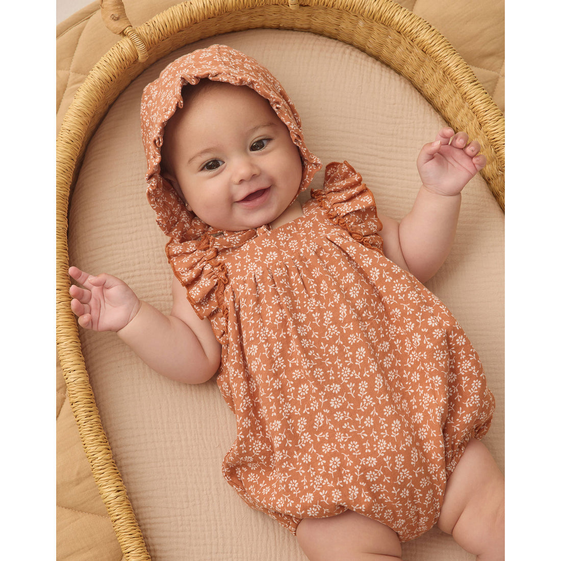 Quincy Mae Poppy Floral Maya Romper