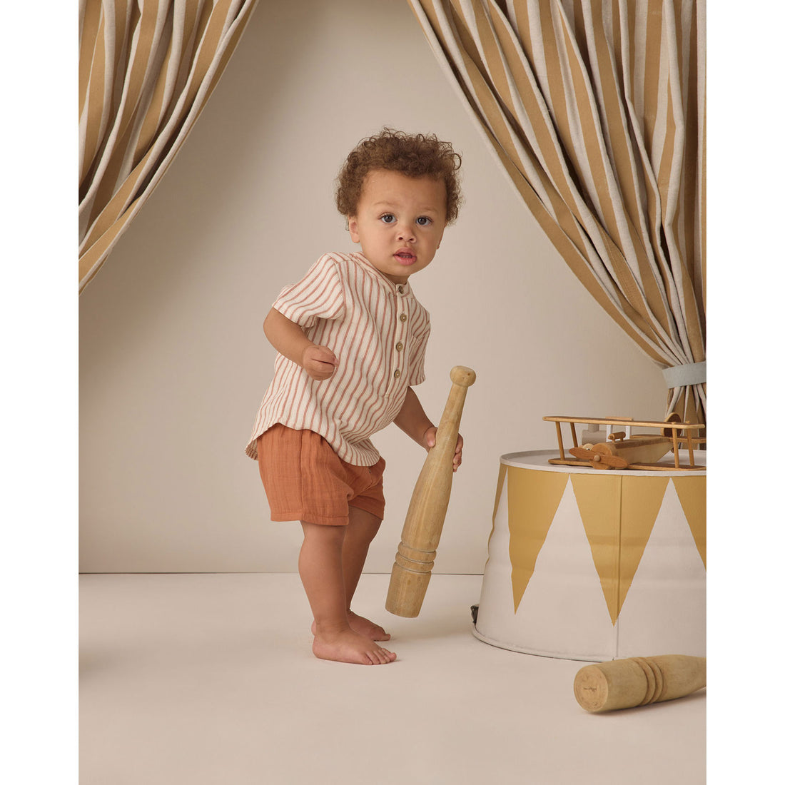 Quincy Mae Vintage Stripe Jaxson Shirt