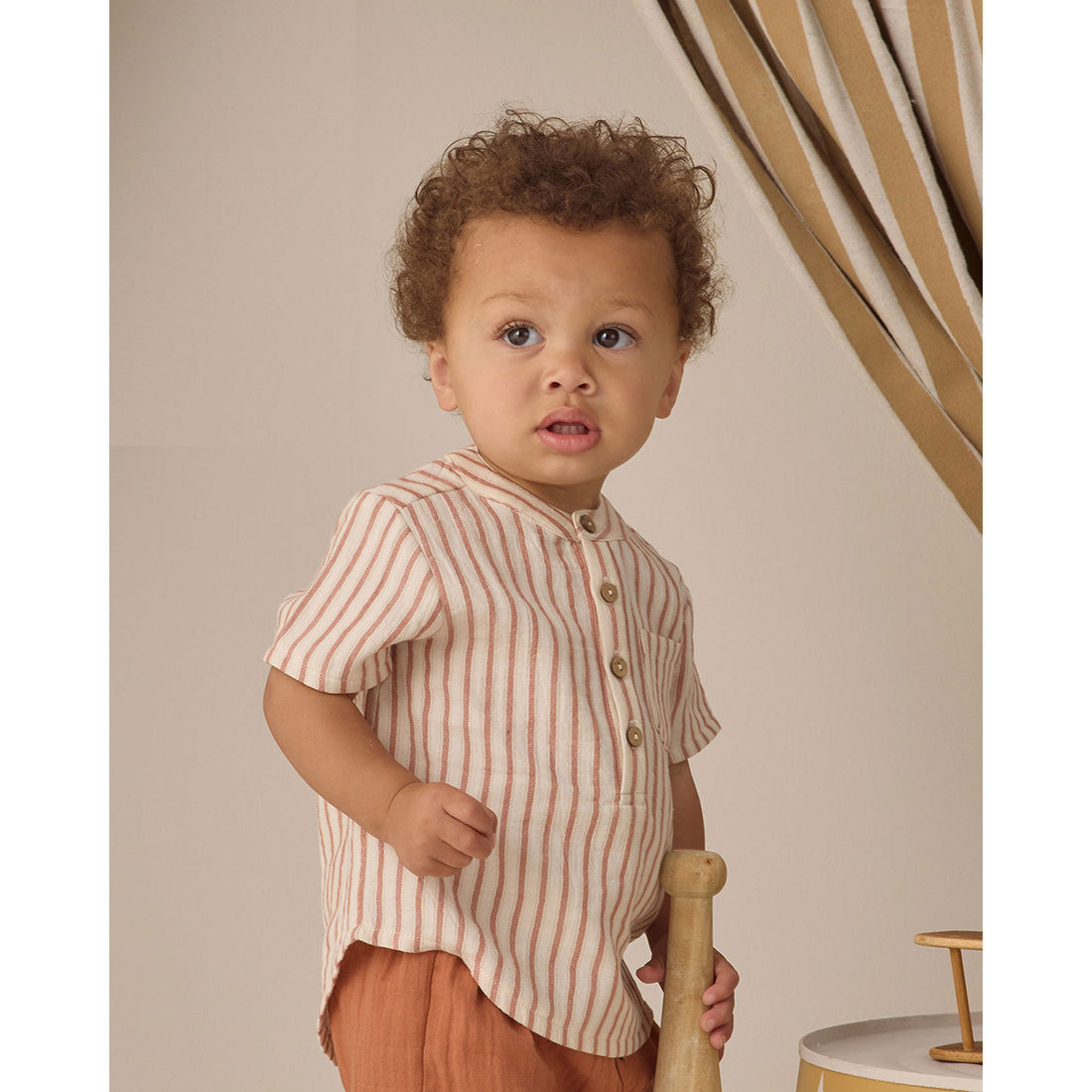 Quincy Mae Vintage Stripe Jaxson Shirt