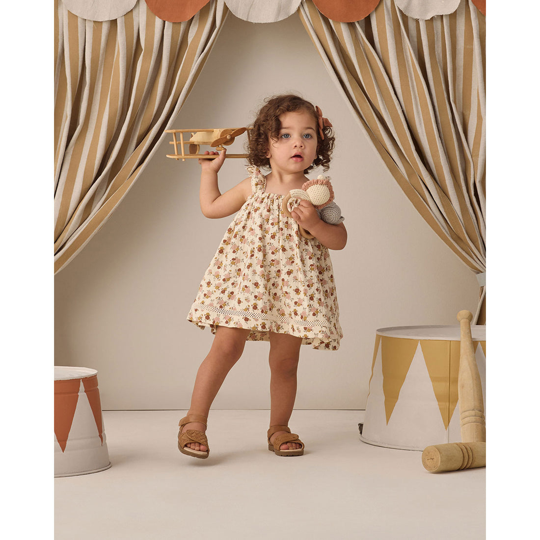 Quincy Mae Bloom Ruffle Tank Dress