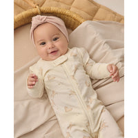Quincy Mae Unicorns Zip Longsleeve Sleeper