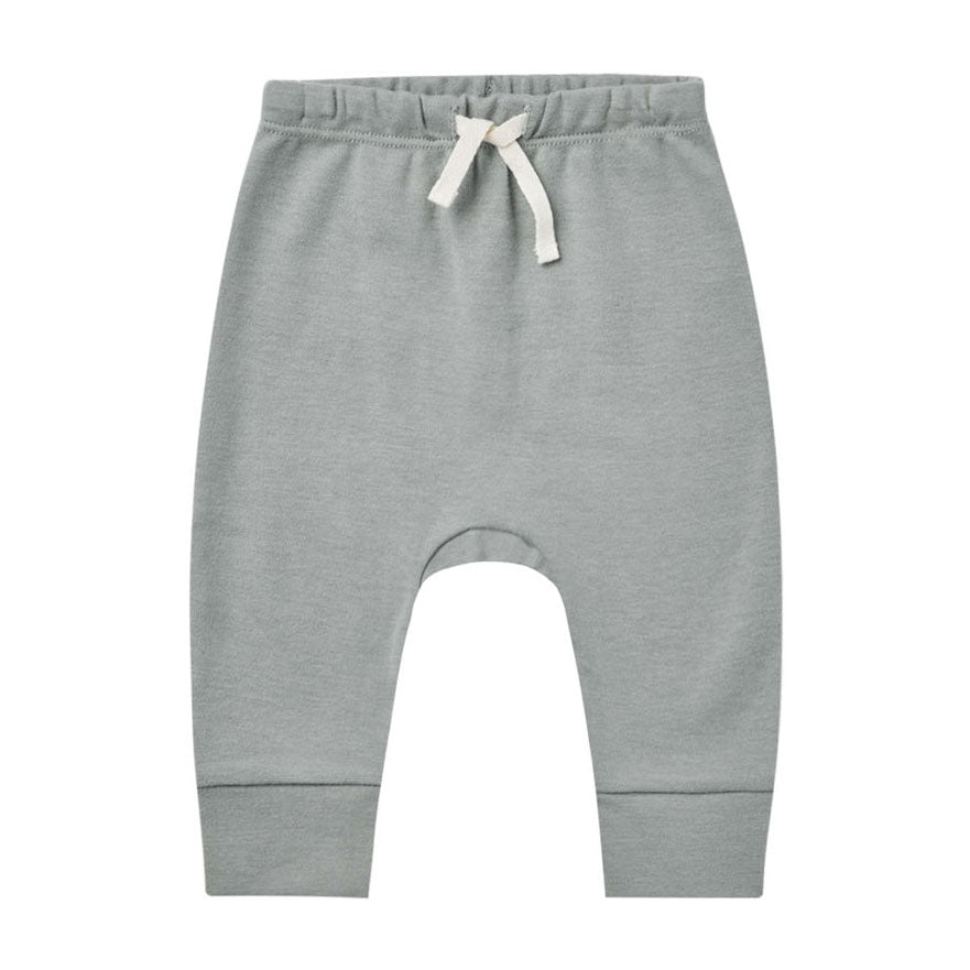 Quincy Mae Dusty Blue Drawstring Pant